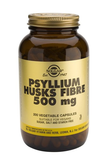 Fibra cascara de psyllium 200 cápsulas vegetales