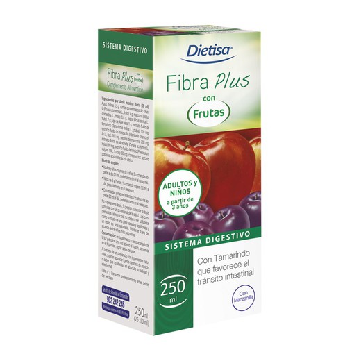 Fibra Plus con frutas 250 ml antiguo Dietisa Lax