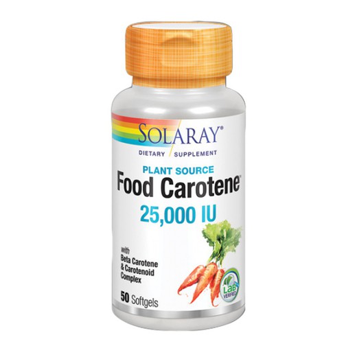 Food Carotene 50 perlas de Solaray