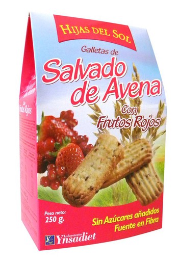 Galleta Avena + Frutos Rojos 250 gr