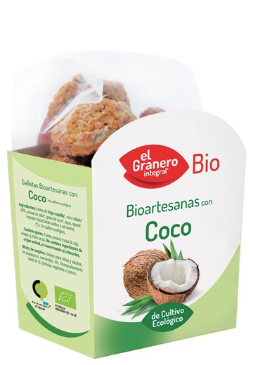 Galletas Artesanas con Coco Bio 220 gr de El granero