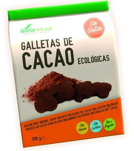 Galletas de Chocolate 200 gr in Gluten de Alecosor