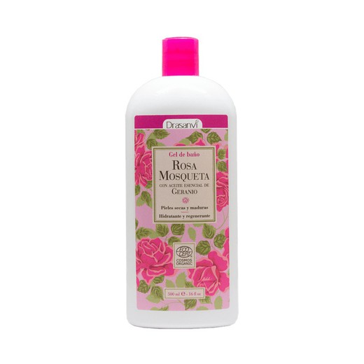 Gel Baño Rosa Mosqueta Ecocert Bio 500 ml de Drasanvi