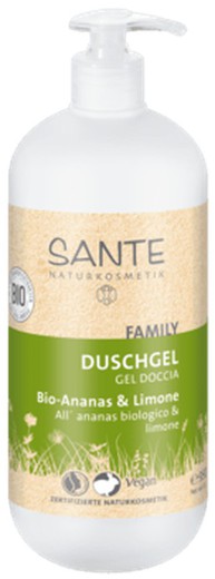 Gel de Ducha Orgánica Piña y Limón 500 ml de Sante