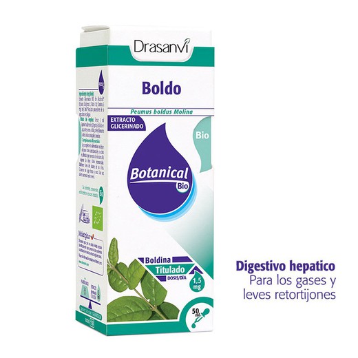 Glicerinado Boldo 50 ml Botanical Bio de Drasanvi