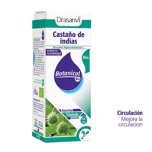 Glicerinado castaño indias 50 ml botanical BIO de Drasanvi