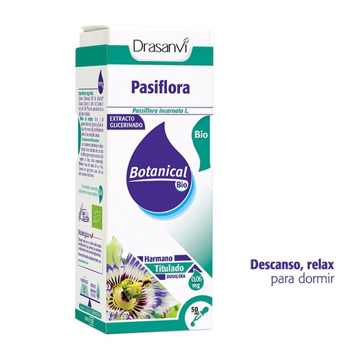 Glicerinado Pasiflora 50 ml Botanical Bio de Drasanvi