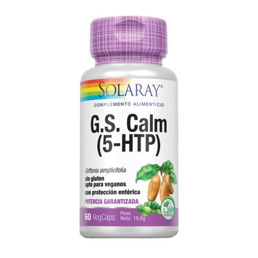 G.S. Calm (5-HTP)-60 cápsulas vegetales de Solaray