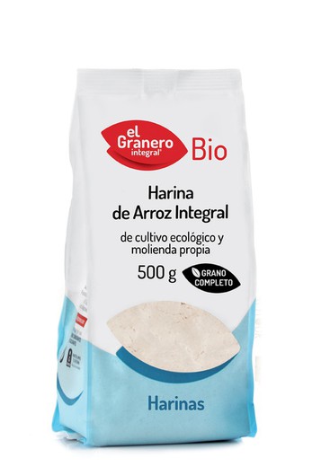 Harina de Arroz Integral Bio 500 gr de El granero