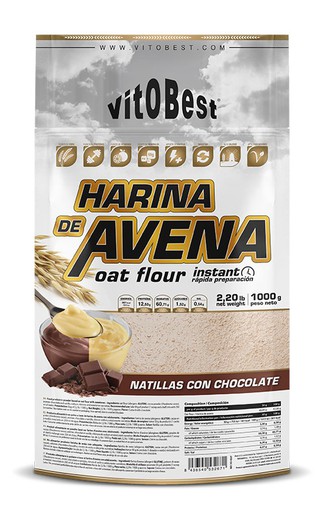 Harina de Avena 1kg Natillas C/Choco