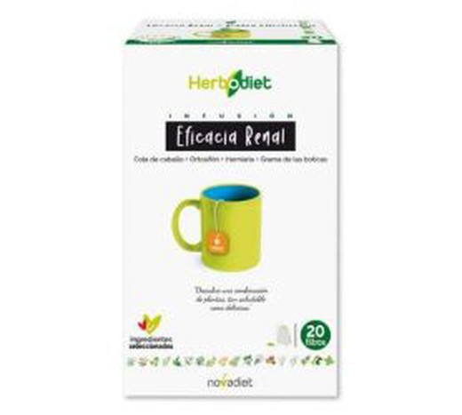 Herbodiet Eficacia Renal 20 Filtros Novadiet