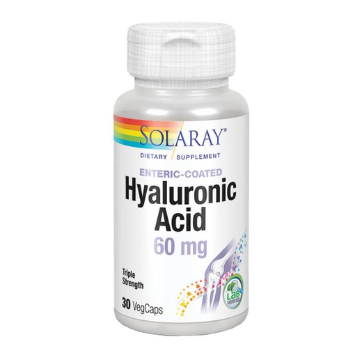 Hyaluronic Acid 60 mg 30 cápsulas Solaray
