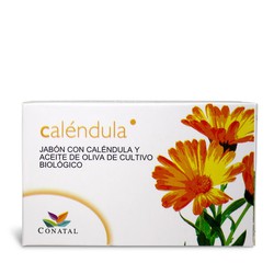 Jabón Natural Caléndula pastilla de 100 gr de Conatal — La Dietética  Barcelona