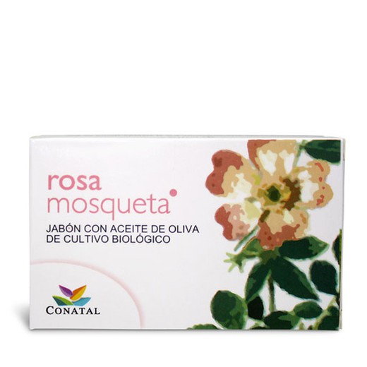 Jabón Natural de Aceite de Oliva de Rosa Mosqueta pastilla de 100 gr de Conatal