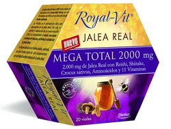 Jalea Real Mega Total 2000 mg 20 Viales Dietisa