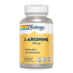 L-Arginina 500 mg 100 cápsulas Solaray