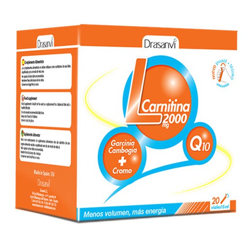 L-Carnitina 2000 mg 20 viales Drasanvi