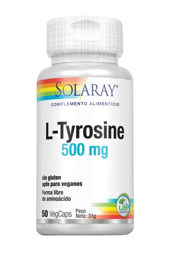 L-Tyrosina 500 mg 50 cápsulas