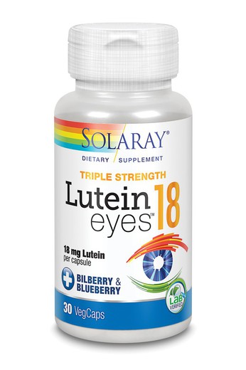 Lutein eyes 18 mg 30 cápsulas vegetales