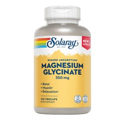Magnesium Glycinate 281 mg- 120 cápsulas de Solaray