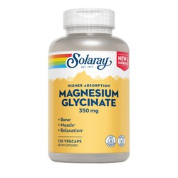 Magnesium Bisglycinate 120 cápsulas de Solaray