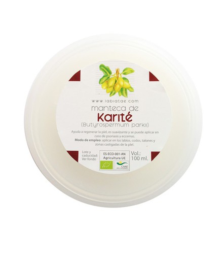 Manteca de Karité 100% Pura Bio 100 ml de Labiatae