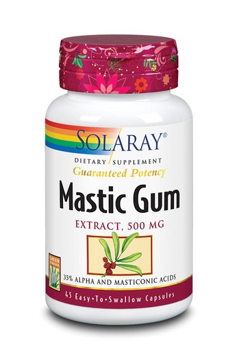 Mastic Gum 500 mg 45 cápsulas vegetales