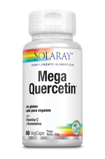 Mega Quercitin 600 mg 60 cápsulas vegetales
