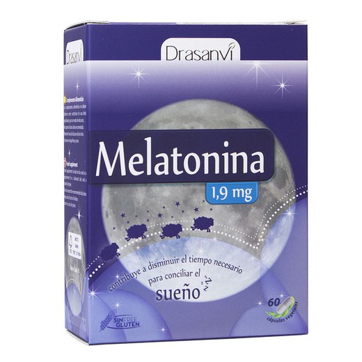 Melatonina 60 cápsulas  x  1,9  mg de Drasanvi