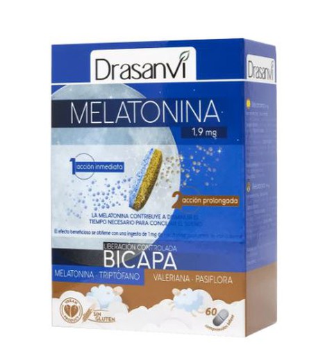 Melatonina Bicapa 60 Comprimidos de Drasanvi