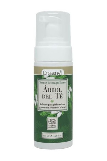 Mousse Limpiador Desmaquillante de Árbol del té Drasanvi