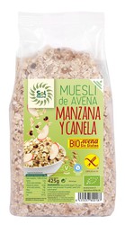 Muesli Avena Manzana-Canela S/G Bio 425 G
