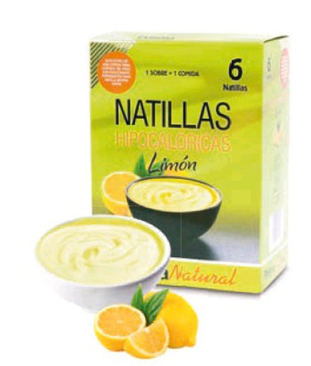 Natilla de Limon Caja 6 Sobres de 50 Gr