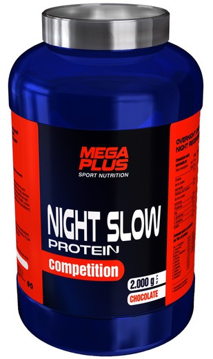 Night Slow Prot. comprimidos Choco Leche 2kg de Mega-Plus