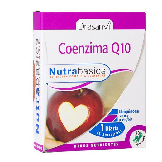 Nutrabasics - Coenzima Q10 30 cápsulas de Drasanvi