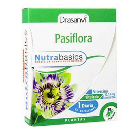 Nutrabasics - Pasiflora 30 cápsulas de Drasanvi