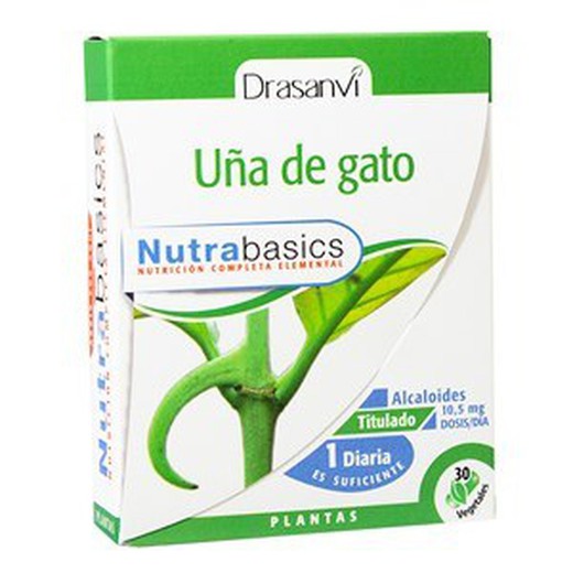 Nutrabasics - Uña de gato 30 cápsulas de Drasanvi