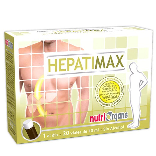 Nutriorgans hepatimax 20 viales x 10 ml