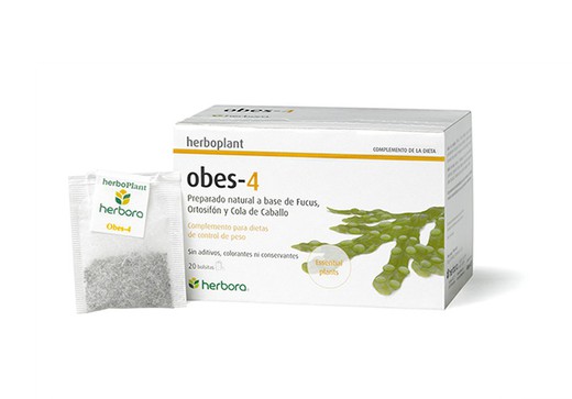 Obes-4 Herboplant 20 filtros de Herbora