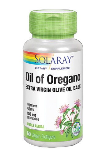 Oil of Orégano 150 mg - 60 perlas Solaray