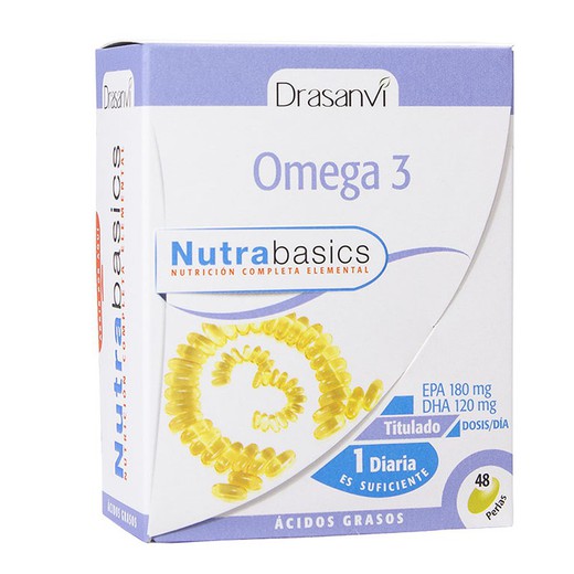 Omega 3 1000 mg 48 Perlas Nutrabasicos de Drasanvi