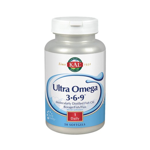 Ultra Omega 3-6-9 50 perlas de Kal