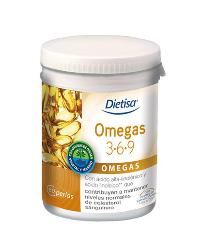 Omegas 3-6-9 60 Perlas de Dietisa