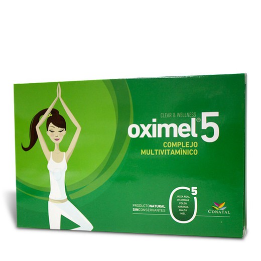 Oximel 5 Complejo Vitamínico con Jalea Real 30 ampollas de Conatal
