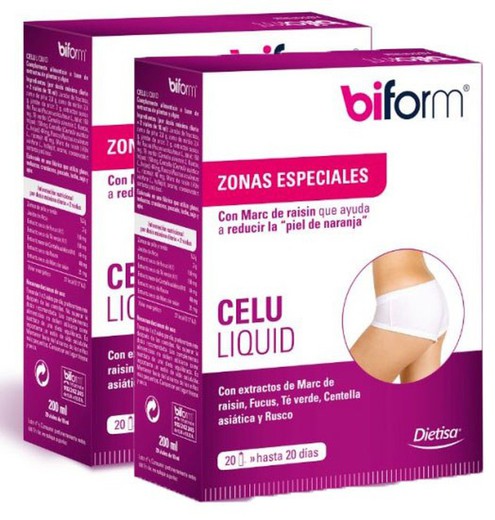 Pack 2 Biform Celuliquid Plus viales Dietisa