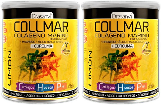 Pack 2 Collmar Magnesio Cúrcuma sabor limón de Drasanvi ENVÍO GRATIS