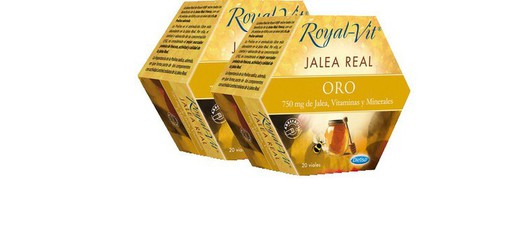 Pack 2 Jalea Real Royal Vit Oro 20 viales Dietisa
