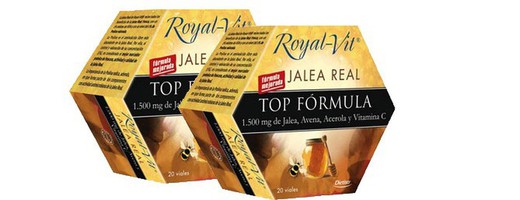 Pack 2 Jalea Real Royal Vit Top Fórmula 20 viales de Dietisa
