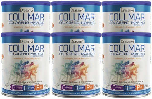 Pack 6 Collmar Marino Hidrolizado con Vitamina C y Ac. Hialurónico