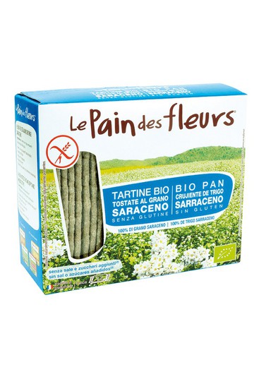 Le Pain des fleurs Pan Sarraceno Sin Sal Sin Gluten Bio 150 gr
